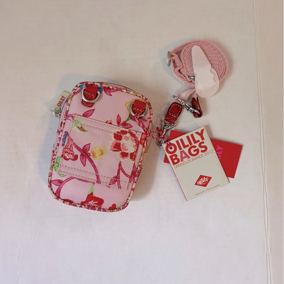 Set of Oilily floral toiletry/ cosmetics bag and mini Crossbody. -NWT - Picture 6 of 11